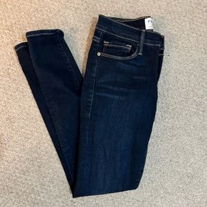 Straight Leg Dark Denim Jean